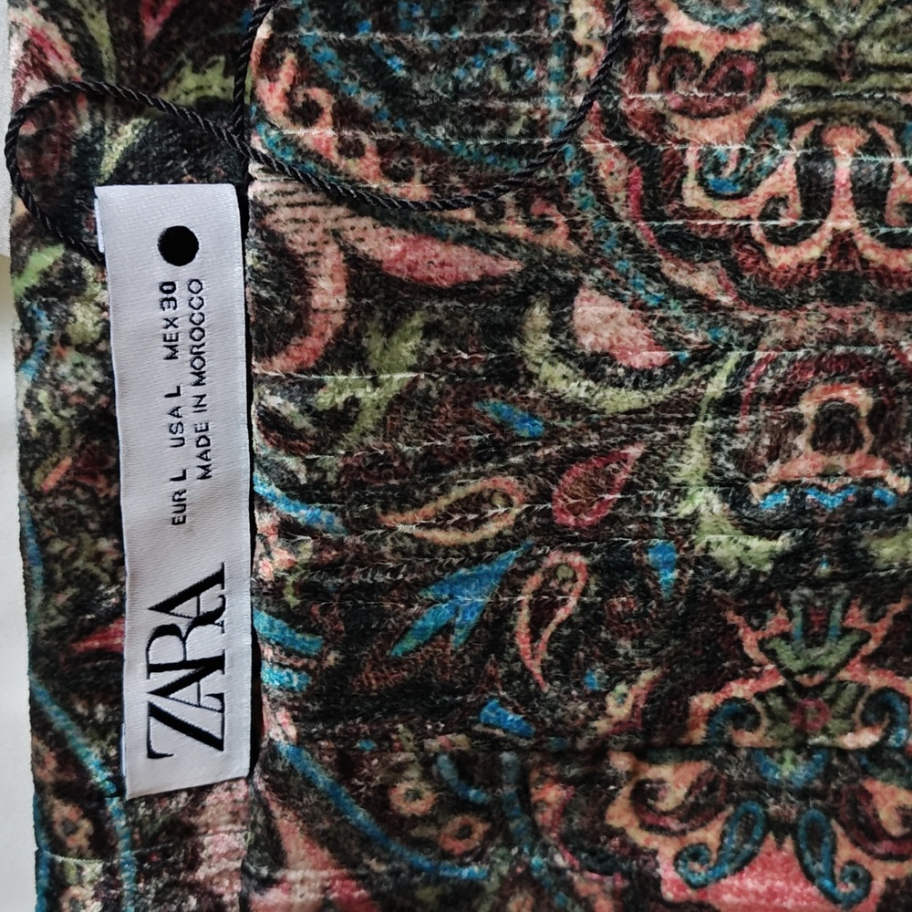 Zara Multicolor Paisley Mini Skirt - Picture 3 of 4